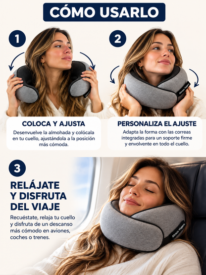 Abrazo Viajero™ — Tu Almohada de Viaje
