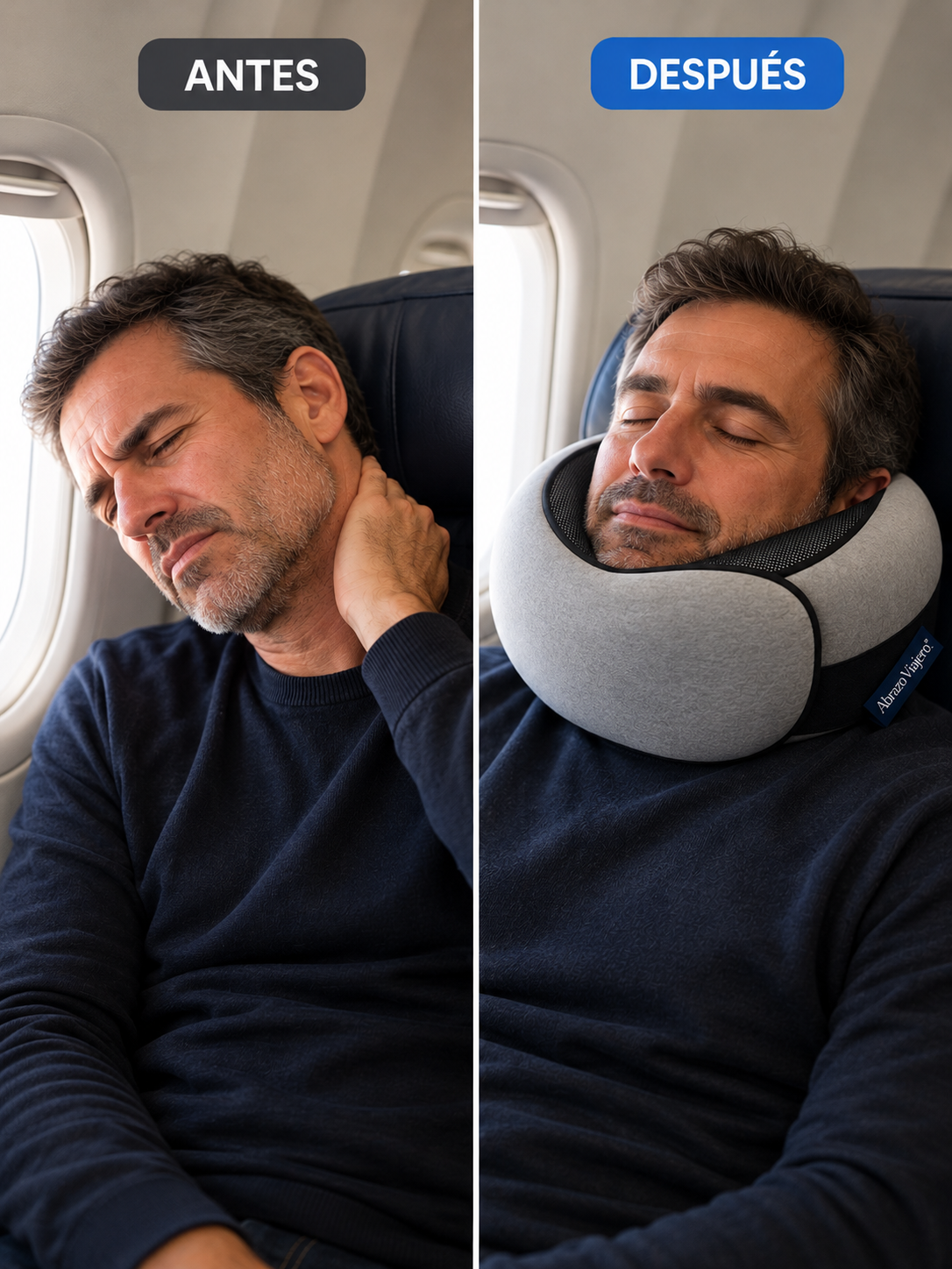 Abrazo Viajero™ — Tu Almohada de Viaje