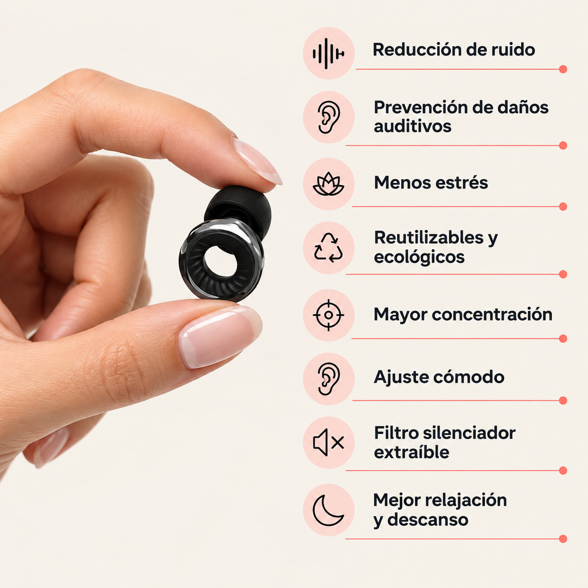 Abrazo Viajero® | Tapones Antirruido para Viajar