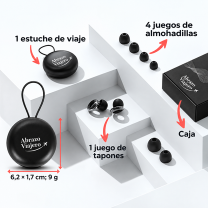 Abrazo Viajero® | Tapones Antirruido para Viajar